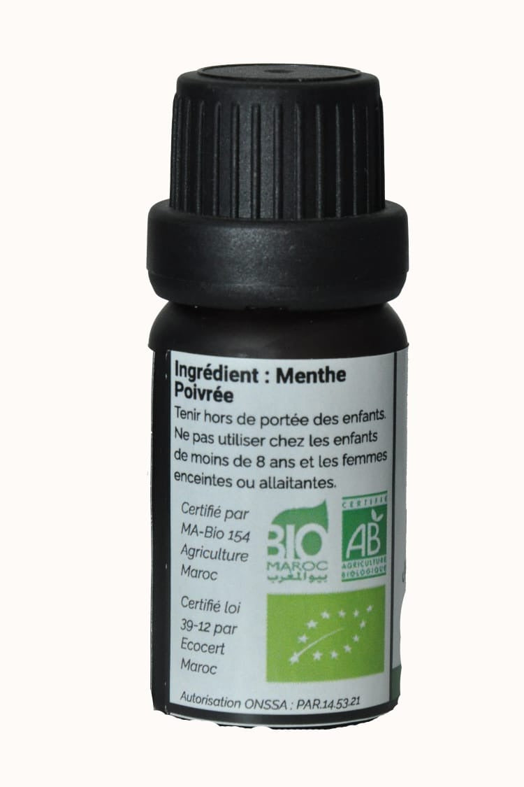 Menthe poivrée 10ml - Huile essentielle